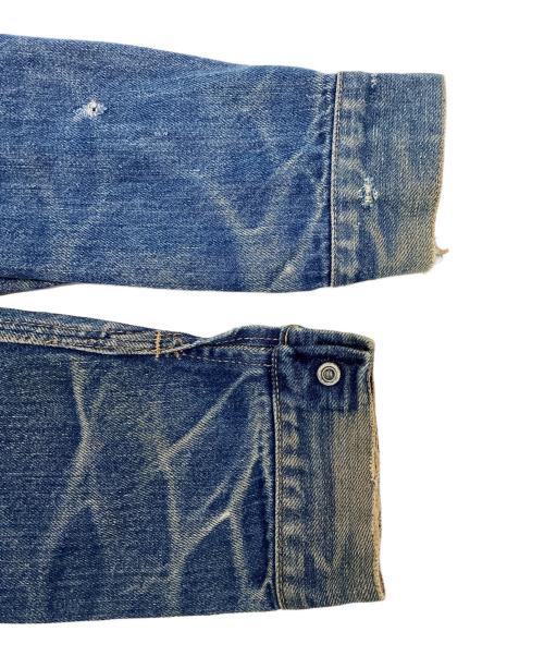 RUSTLER（ラスラー）RUSTLER (ラスラー) デニムジャケット インディゴ サイズ:SMALLの古着・服飾アイテム