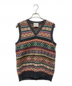 Jamieson'sジャミーソンズ）の古着「ニットベスト」｜ブラウン