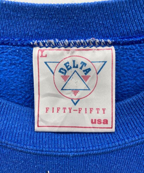 DELTA（デルタ）DELTA (デルタ) 90s ラグランスウェット ブルー サイズ:Lの古着・服飾アイテム