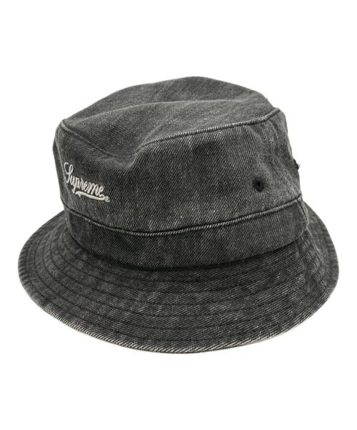 SUPREME（シュプリーム）Supreme (シュプリーム) Coated Denim Crusher ブラックの古着・服飾アイテム