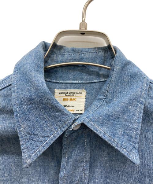 big mac（ビッグマック）BIG MAC (ビッグマック) 70s シャンブレーシャツ インディゴ サイズ:不明の古着・服飾アイテム