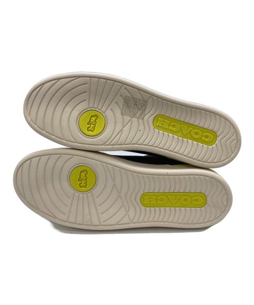 COACH（コーチ）COACH (コーチ) クリップ ハイ トップ スニーカー・シグネチャー キャンバス ブラウン サイズ:US8Dの古着・服飾アイテム