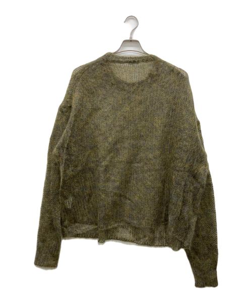 LIDnM（リドム）LIDnM (リドム) KID MOHAIR MIX KNIT カーキ サイズ:Lの古着・服飾アイテム
