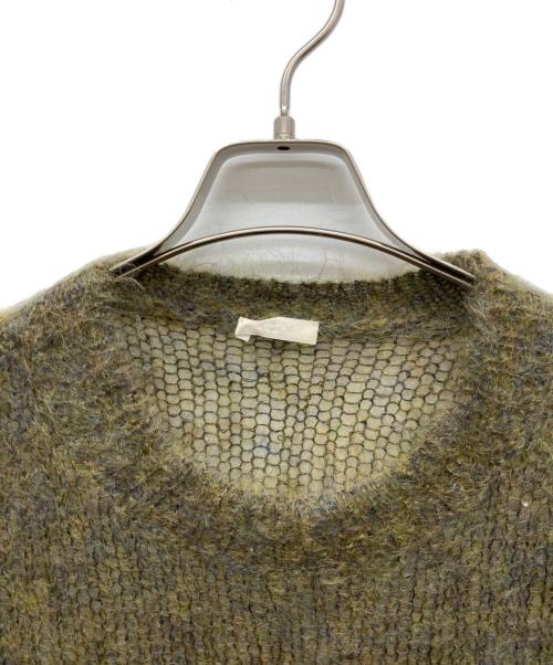 LIDnM（リドム）LIDnM (リドム) KID MOHAIR MIX KNIT カーキ サイズ:Lの古着・服飾アイテム