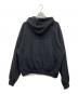 LIDnM (リドム) WOOL CASHMERE ZIP HOODIE ブラック サイズ:L：7000円