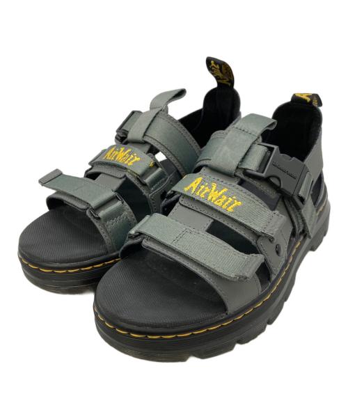 Dr.Martens（ドクターマーチン）Dr.Martens (ドクターマーチン) TRACT PERSON SANDAL グリーン サイズ:US7の古着・服飾アイテム