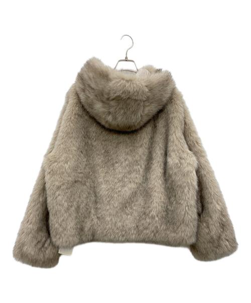 GALLARDA GALANTE（ガリャルダガランテ）GALLARDA GALANTE (ガリャルダガランテ) フェイクファーフーディーブルゾン ベージュ サイズ:なしの古着・服飾アイテム