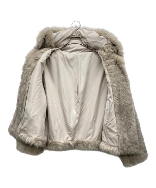 GALLARDA GALANTE（ガリャルダガランテ）GALLARDA GALANTE (ガリャルダガランテ) フェイクファーフーディーブルゾン ベージュ サイズ:なしの古着・服飾アイテム