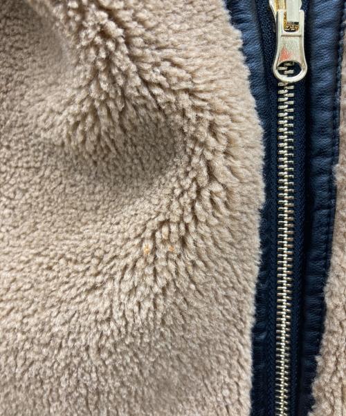 Risley（リズレー）risley (リズレー) ロングボアベスト ブラウン サイズ:Fの古着・服飾アイテム