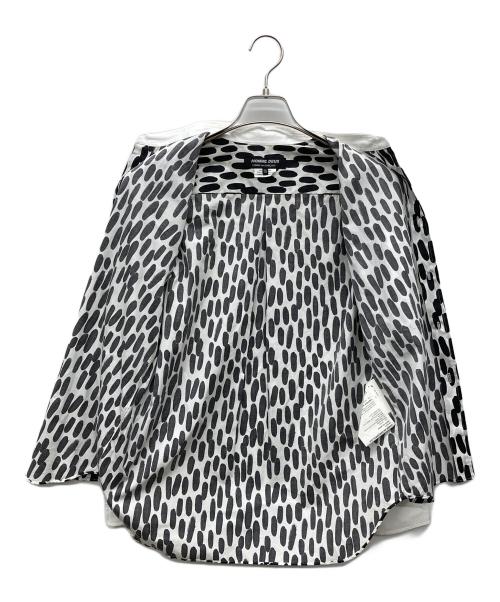 COMME des GARCONS（コムデギャルソン）COMME des GARCONS (コムデギャルソン) 長袖シャツ ホワイト×ブラック サイズ:XSの古着・服飾アイテム