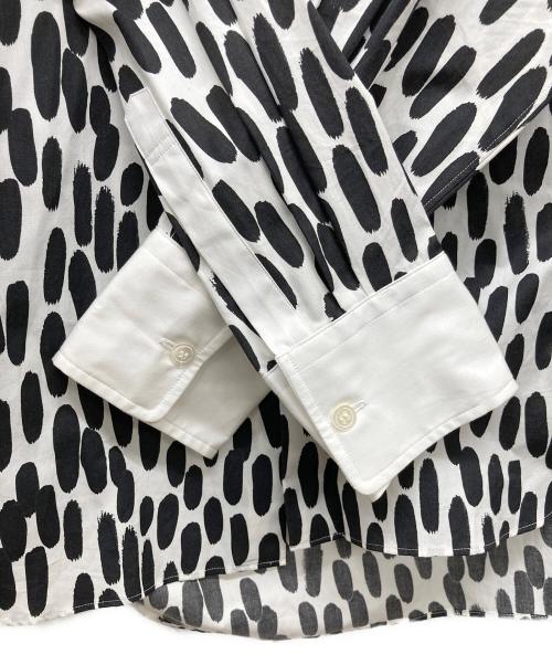 COMME des GARCONS（コムデギャルソン）COMME des GARCONS (コムデギャルソン) 長袖シャツ ホワイト×ブラック サイズ:XSの古着・服飾アイテム