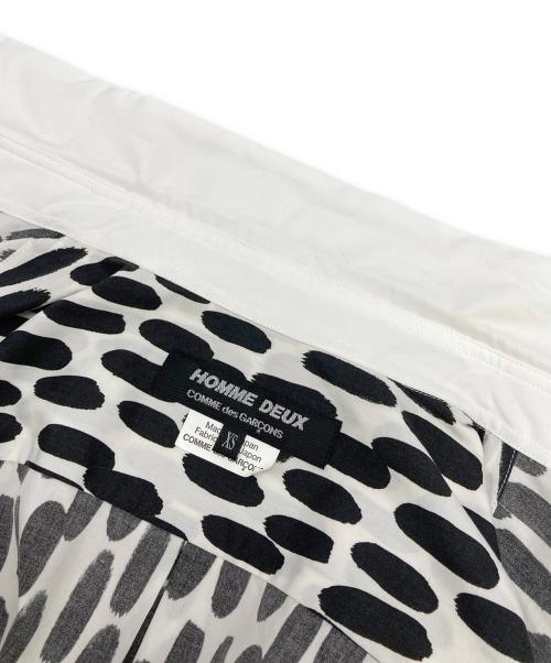 COMME des GARCONS（コムデギャルソン）COMME des GARCONS (コムデギャルソン) 長袖シャツ ホワイト×ブラック サイズ:XSの古着・服飾アイテム