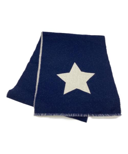 GUCCI（グッチ）GUCCI (グッチ) マフラー ネイビーの古着・服飾アイテム