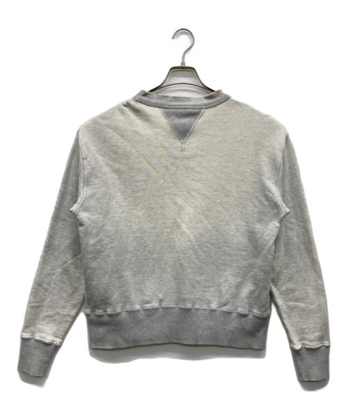 CUSHMAN（クッシュマン）CUSHMAN (クッシュマン) 両Vプリントスウェット グレー サイズ:Mの古着・服飾アイテム