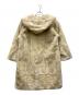 couture helene (クチュールヘレン) フェイクファーダッフルコート ベージュ サイズ:36：5000円
