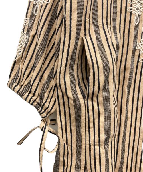 sara mallika（サラマリカ）sara mallika (サラマリカ) Cotton Cord Embroidery Dress ベージュ サイズ:sの古着・服飾アイテム