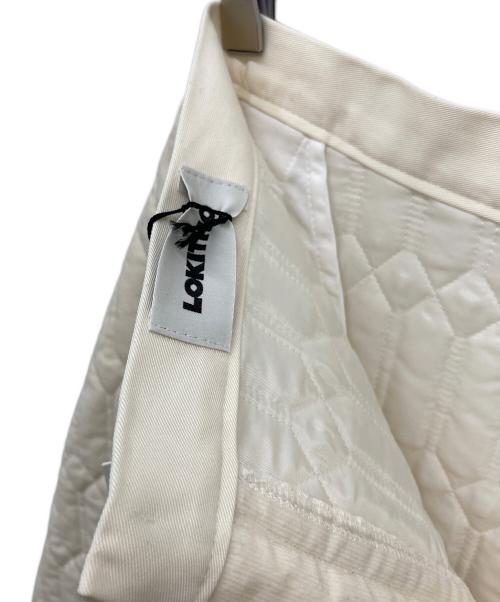 LOKITHO（ロキト）LOKITHO (ロキト) EMB COMBI JERSEY DRESS ホワイト サイズ:2の古着・服飾アイテム