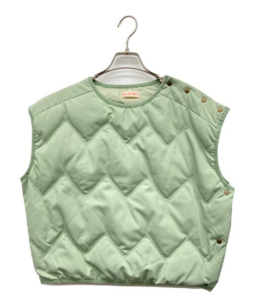 ZOZIO（ゾジヲ）ZOZIO (ゾジヲ) ダウンベスト 黄緑 サイズ:なしの古着・服飾アイテム