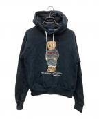 POLO RALPH LAURENポロ・ラルフローレン）の古着「ポロベアパーカー」｜ブラック