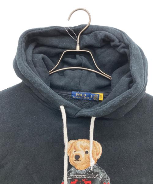 POLO RALPH LAUREN（ポロ・ラルフローレン）POLO RALPH LAUREN (ポロ・ラルフローレン) ポロベアパーカー ブラック サイズ:Sの古着・服飾アイテム