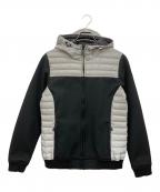 JOTTジョット）の古着「リフレクターダウンジャケット」｜ブラック×グレー