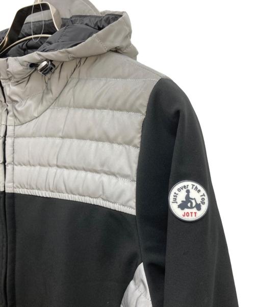 JOTT（ジョット）JOTT (ジョット) リフレクターダウンジャケット ブラック×グレー サイズ:不明の古着・服飾アイテム