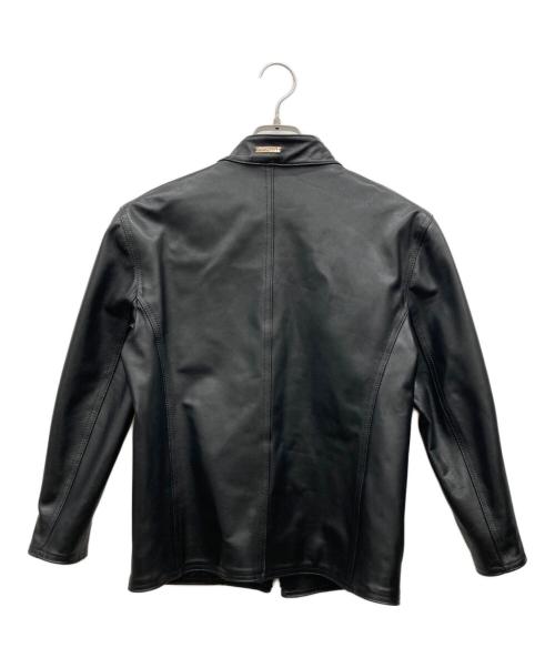 EURO KENVY（ユーロケンヴィー）EURO KENVY (ユーロケンヴィー) レザージャケット ブラック サイズ:Ｍの古着・服飾アイテム