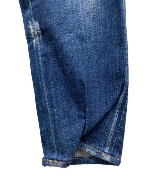 DSQUARED2（ディースクエアード）DSQUARED2 (ディースクエアード) クロップドデニムパンツ インディゴ サイズ:42の古着・服飾アイテム