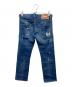 DSQUARED2 (ディースクエアード) クロップドデニムパンツ インディゴ サイズ:42：7000円