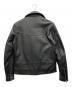 BEAMS (ビームス) ラムレザーダブルライダースジャケット ブラック サイズ:M：12000円