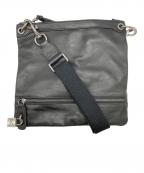 DOLCE & GABBANAドルチェ＆ガッバーナ）の古着「レザーショルダーバッグ」｜ブラック