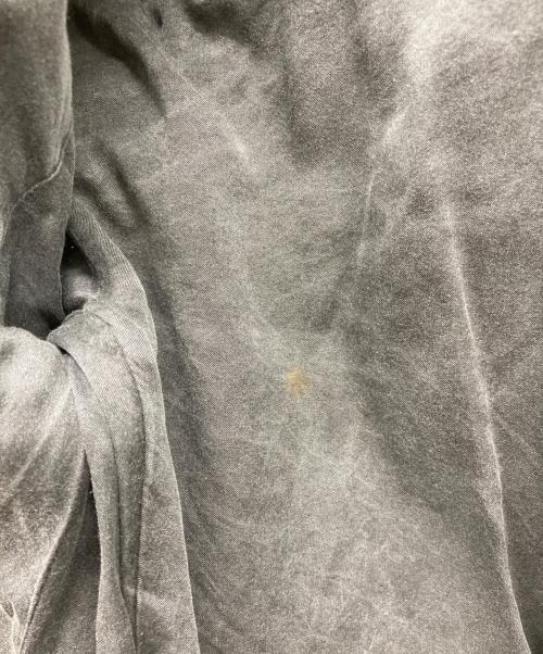 BACK RUSH（バックラッシュ）BACK RUSH (バックラッシュ) ベルギーショルダー製品染め襟付きシングルライダースジャケット ブラック サイズ:2の古着・服飾アイテム