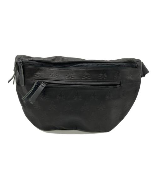 Hysteric Glamour（ヒステリックグラマー）Hysteric Glamour (ヒステリックグラマー) レザーショルダーバッグ ブラックの古着・服飾アイテム