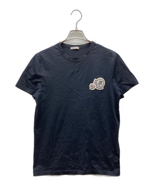 MONCLER（モンクレール）MONCLER (モンクレール) MAGLIA T-SHIRT ネイビー サイズ:Sの古着・服飾アイテム