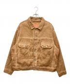 LEVI'S×stussyリーバイス×ステューシー）の古着「Dyed Jacquard Jacket」｜ブラウン