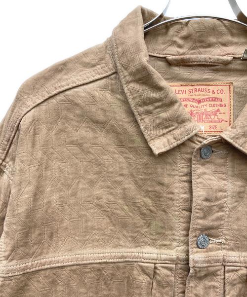 LEVI'S（リーバイス）LEVI'S (リーバイス) stussy (ステューシー) Dyed Jacquard Jacket ブラウン サイズ:Lの古着・服飾アイテム