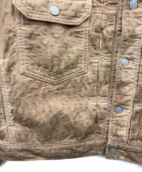 LEVI'S（リーバイス）LEVI'S (リーバイス) stussy (ステューシー) Dyed Jacquard Jacket ブラウン サイズ:Lの古着・服飾アイテム