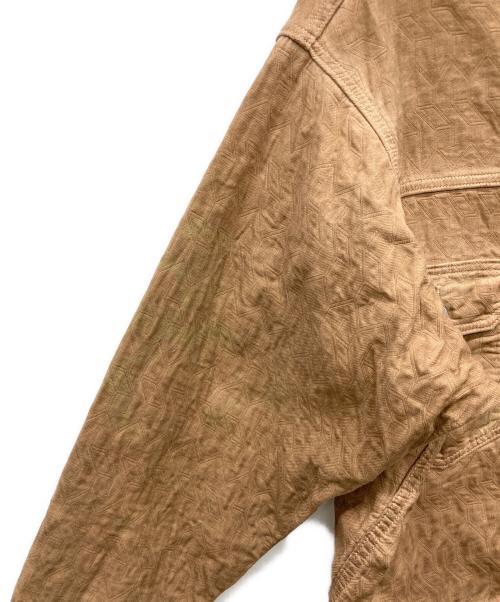 LEVI'S（リーバイス）LEVI'S (リーバイス) stussy (ステューシー) Dyed Jacquard Jacket ブラウン サイズ:Lの古着・服飾アイテム