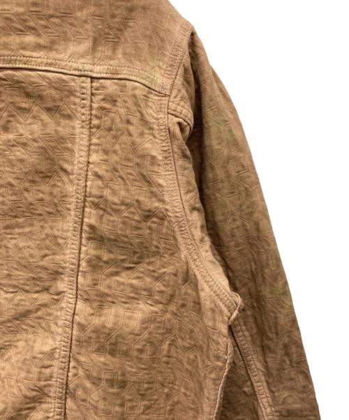 LEVI'S（リーバイス）LEVI'S (リーバイス) stussy (ステューシー) Dyed Jacquard Jacket ブラウン サイズ:Lの古着・服飾アイテム
