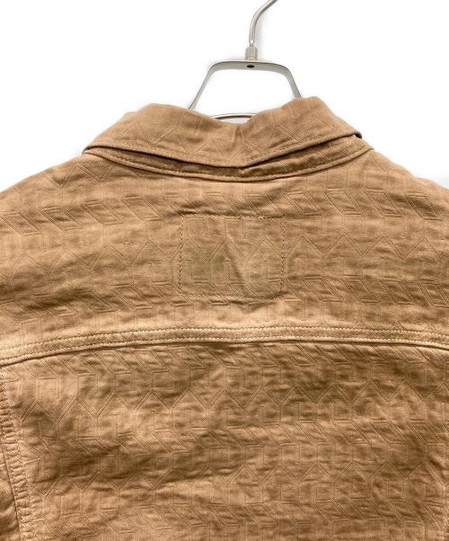 LEVI'S（リーバイス）LEVI'S (リーバイス) stussy (ステューシー) Dyed Jacquard Jacket ブラウン サイズ:Lの古着・服飾アイテム
