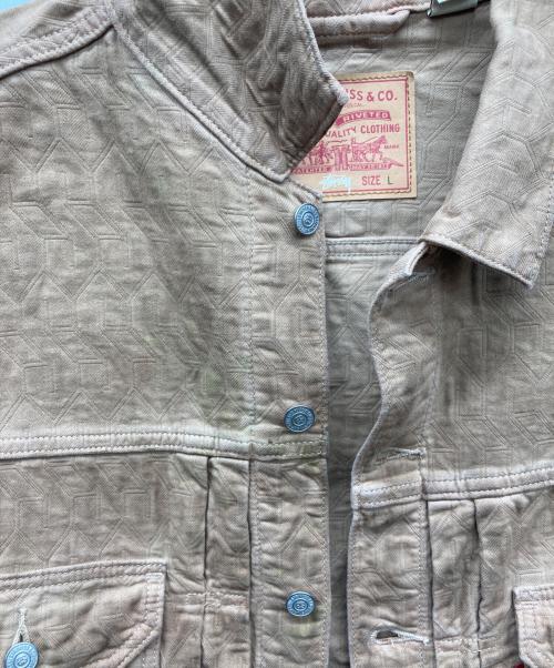 LEVI'S（リーバイス）LEVI'S (リーバイス) stussy (ステューシー) Dyed Jacquard Jacket ブラウン サイズ:Lの古着・服飾アイテム