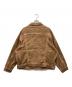 LEVI'S (リーバイス) stussy (ステューシー) Dyed Jacquard Jacket ブラウン サイズ:L：20000円