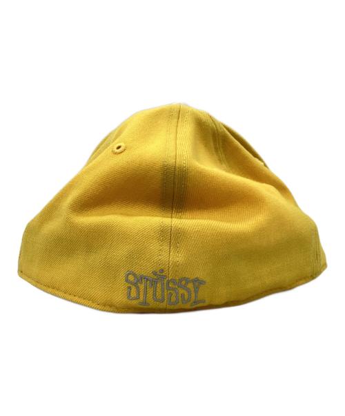 New Era（ニューエラ）New Era (ニューエラ) stussy (ステューシー) ベースボールキャップキャップ イエロー サイズ:59.6cm・7 1/2の古着・服飾アイテム