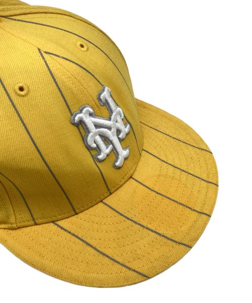 New Era（ニューエラ）New Era (ニューエラ) stussy (ステューシー) ベースボールキャップキャップ イエロー サイズ:59.6cm・7 1/2の古着・服飾アイテム