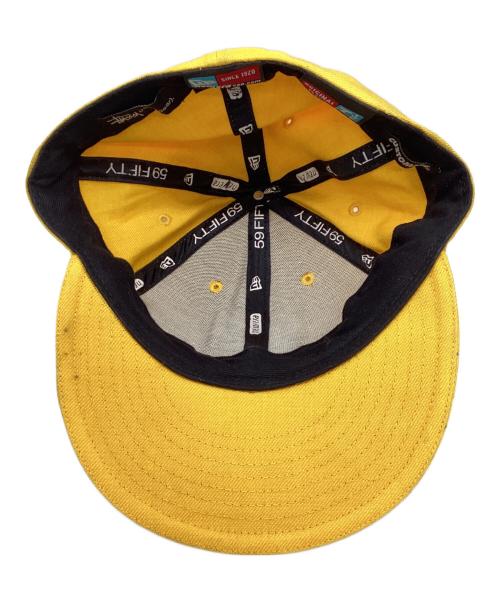 New Era（ニューエラ）New Era (ニューエラ) stussy (ステューシー) ベースボールキャップキャップ イエロー サイズ:59.6cm・7 1/2の古着・服飾アイテム