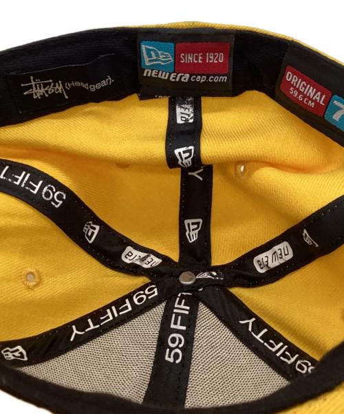 New Era（ニューエラ）New Era (ニューエラ) stussy (ステューシー) ベースボールキャップキャップ イエロー サイズ:59.6cm・7 1/2の古着・服飾アイテム