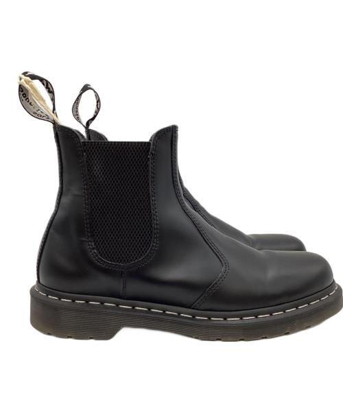 Dr.Martens（ドクターマーチン）Dr.Martens (ドクターマーチン) ホワイトステッチ チェルシーブーツ ブラック サイズ:UK8の古着・服飾アイテム