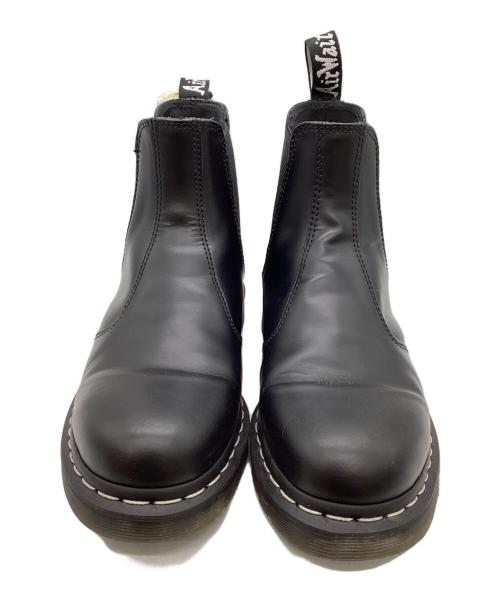 Dr.Martens（ドクターマーチン）Dr.Martens (ドクターマーチン) ホワイトステッチ チェルシーブーツ ブラック サイズ:UK8の古着・服飾アイテム