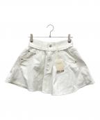 THE TOEザ・トゥー）の古着「Olympia Denim Skirt」｜ホワイト
