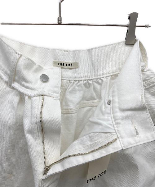 THE TOE（ザ・トゥー）THE TOE (ザ・トゥー) Olympia Denim Skirt ホワイト サイズ:Sの古着・服飾アイテム